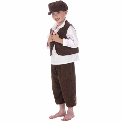 Victorian boy chimney sweep cheap costume